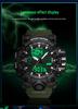 Sanda Multifunctional Waterproof Sports Watch for Outdoor and Student Use with Dual Display and Alarm Clock.
