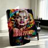 Custom Name Personalized Singer Print Blanket, Home Decor, Bedroom, Sofa, Camping, Couch, Gifts for Birthday Christmas