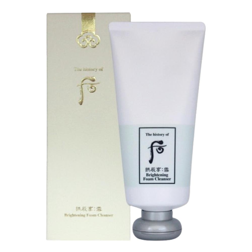 The history of whoo Gongjinhyang Seol Brightening Foam Cleanser 180ml Korean Herbal Radiance & Hydrating Face Wash Gentle K-Beauty Cleanser