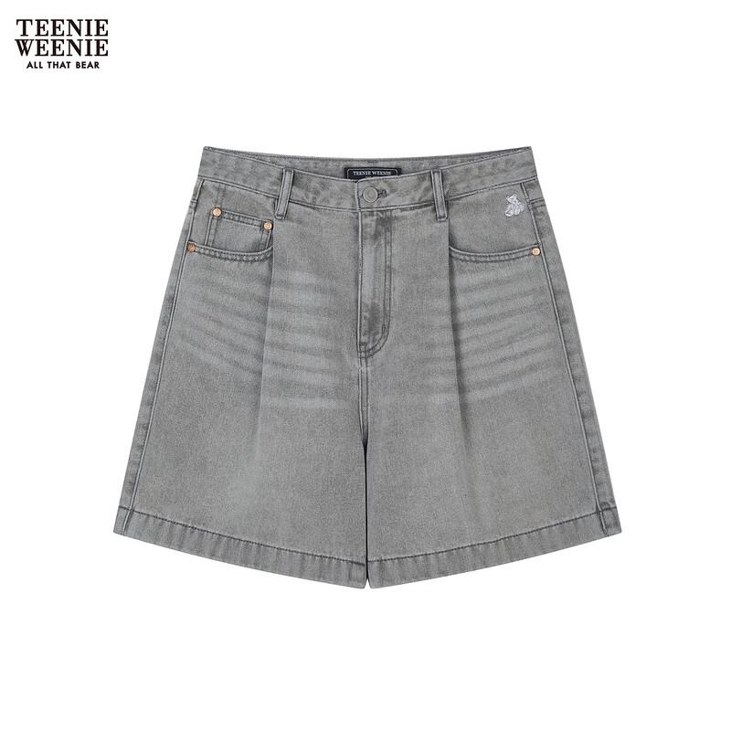 Teenie Weenie Women s Cartoon Bear Denim Shorts S