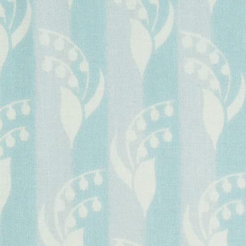 Dyeing Anbo Tenugui "Striped Lily of the Valley Blue" Authentic Dyed Cotton 100% Tokuoka Made in Japan 35cm x 100cm