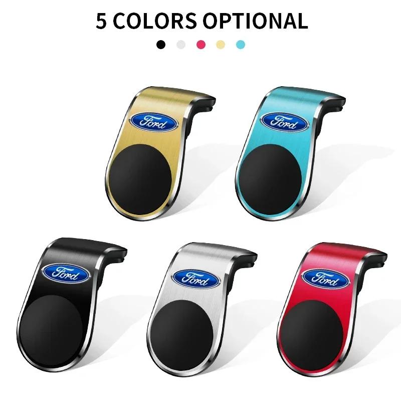 Autoaufkleber Heiß Für Ford Magnetischer L-Typ Handyhalter im Auto Smartphone Ständer Clip Für Ford Focus Mondeo Kuga Fiesta MK7 Escort