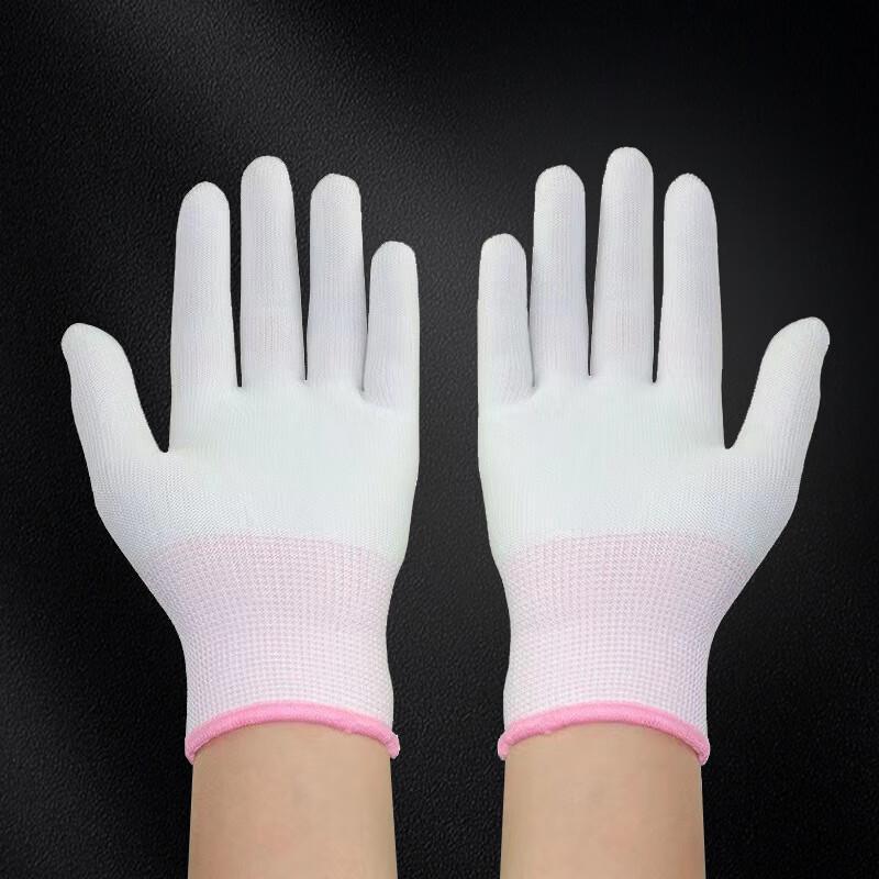OLOMML Anti-Static PU Coated Nylon Gloves M