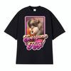 Punch The Funny Monkey Grafik T-Shirt Herren Damen Kleidung Baumwolle Hohe Qualität Rundhals-T-Shirts Übergroß Vintage Humor T-Shirts
