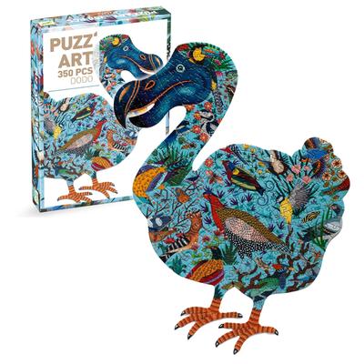 DJECO Puzzle Art Dodo 350-Piece Jigsaw Puzzle, Bird, Educational Toy, Montessori Style, Ages 7, 8, 9, 10, Boys and Girls, School Entrance Gift,