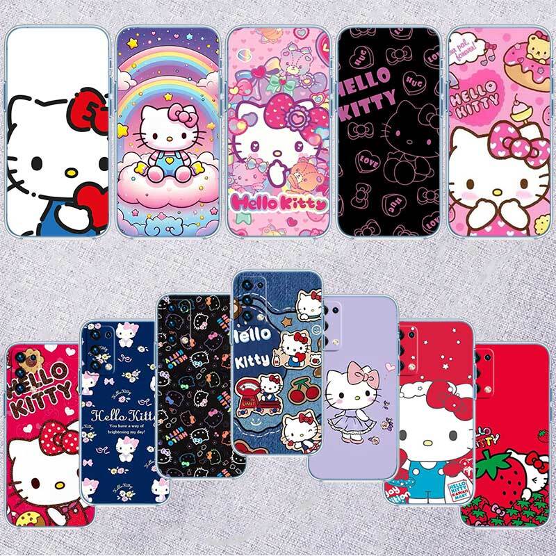 Cute Hello kitty Case for Motorola E7 E22 E20 E13 E15 E22S E30 E40 G10 G20 G04 G22 G23 G05 G75 G35 G55 G6 G7 G8 G9 Plus Power Play