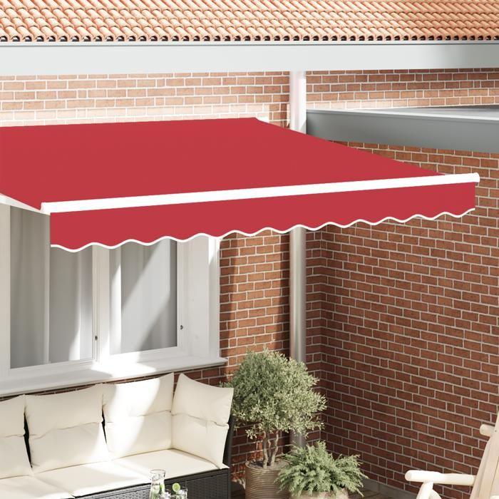 VidaXL bandeau de store pour cadre de 3 m rouge 2.8x0.2 m 42000793