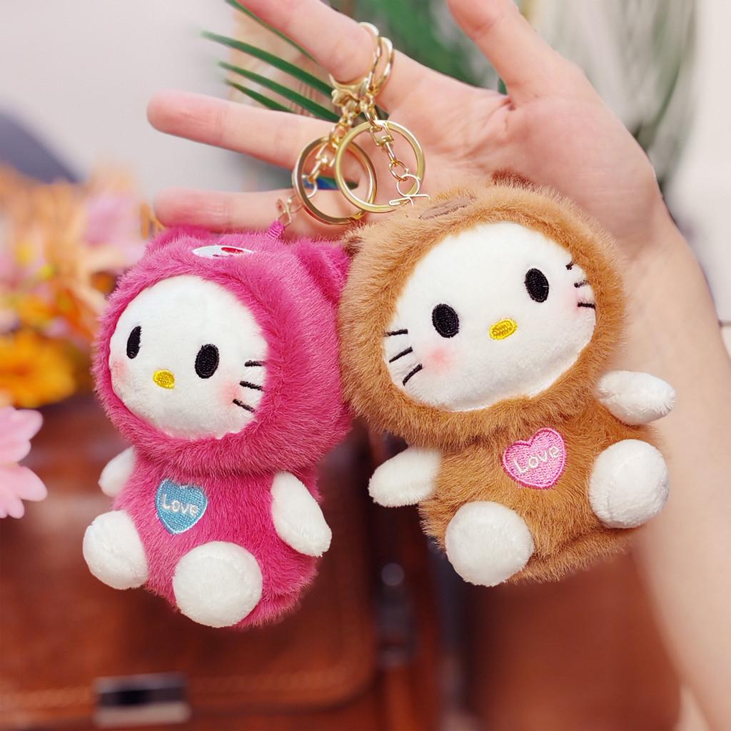 Cross Frog Dressing Rabbit Strawberry Bear Capybara Pendant Plush