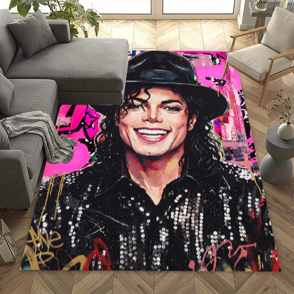 Michael Jackson Dance Pose Floor Rug Office Rug Suitable For Kitchen Game Room Entryway Dormitory Antislip Carpet Office Home Decor