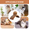 1PC Cat Scratcher Ball Cat Scratching Ball Scratcher Toy with Ball for Cats And Dogs, Interactive Solid Wood Scratcher Toy