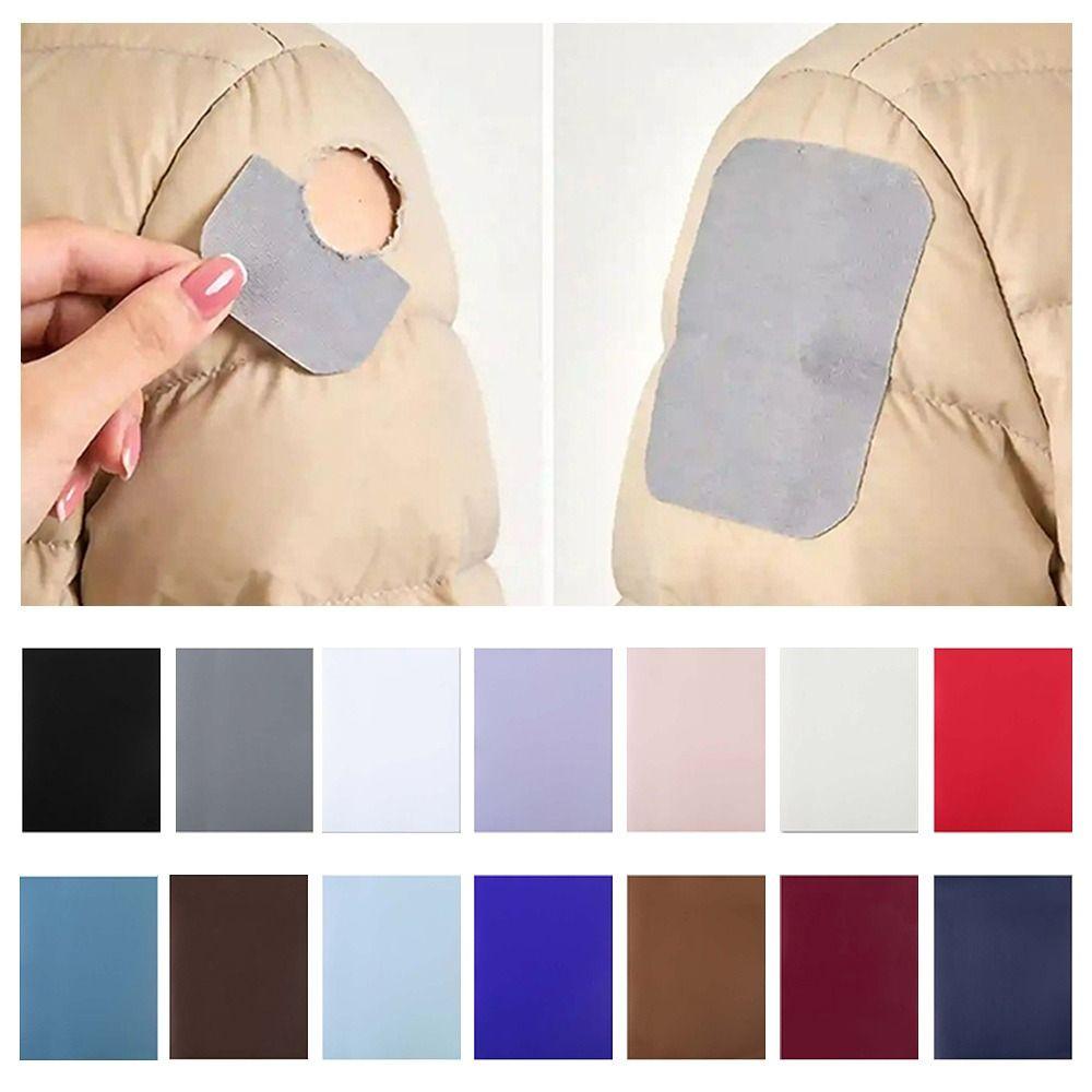 Protable 15x20cm Down Jacket Patch Glossy Multi Color Repair Patch Seamless Waterproof Self-Adhesive Patch Clothing