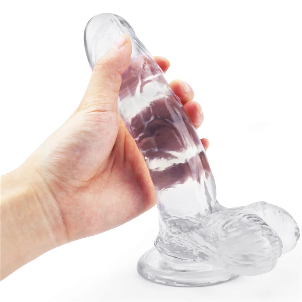 Transparent Dildo Anal Plug for Women Realistic Penis With Suction Cup Erotic Butt Plug Sex Toys Big Penis Dick Dildos Adult