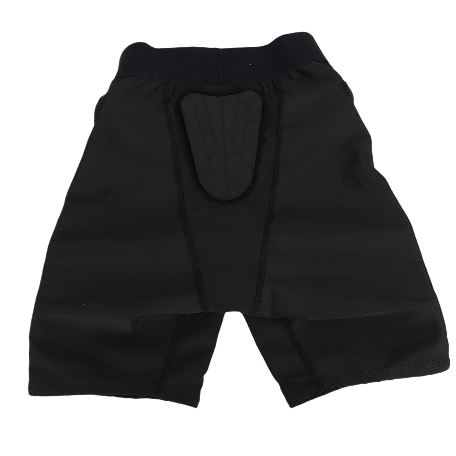 Shorts de Compression Respirants Protégés Rembourrés pour Jeunes Football Basketball