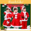 Quality-made Kids' Santa Claus Cosplay Costume For Xmas Party Fancy Dress Outfit