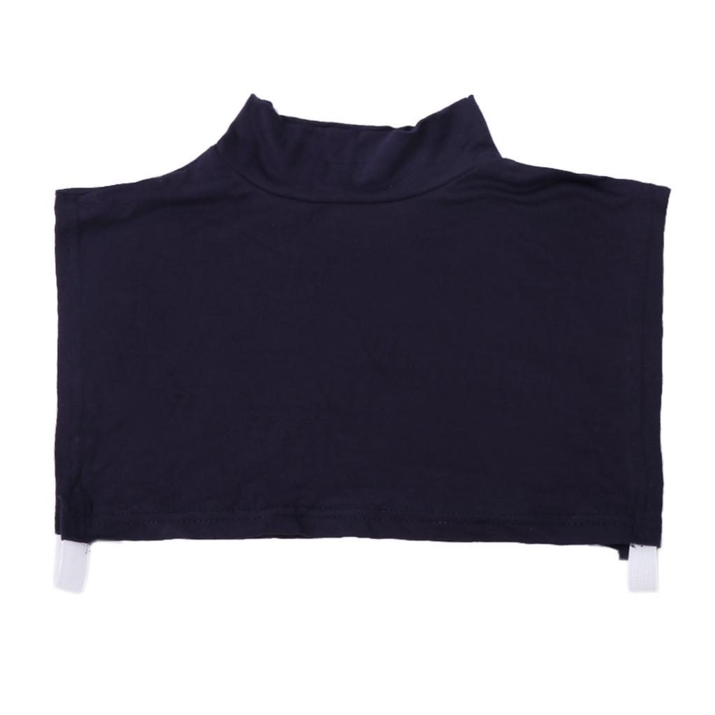 Cuello falso modal de moda de color sólido para mujer, cómodo para exteriores con un cuello falso decorativo versátil para las cuatro estaciones