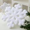 Soft-Furred Snow Crystalloid Christmas Tree Multiple Purpose Celebratory Adornment Environmentally Safe Design for Winter Festivities