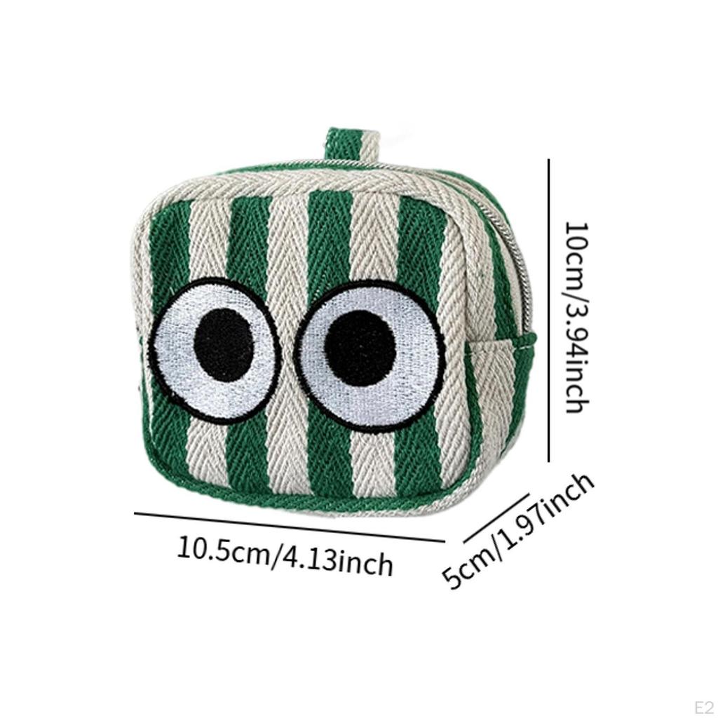 Compact Purse Pouch for Lipstick And Receipts with Zipper, Earphone Case Shopping Camping