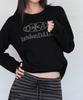 Leondeondada Signature Logo Round Neck Knit, Black