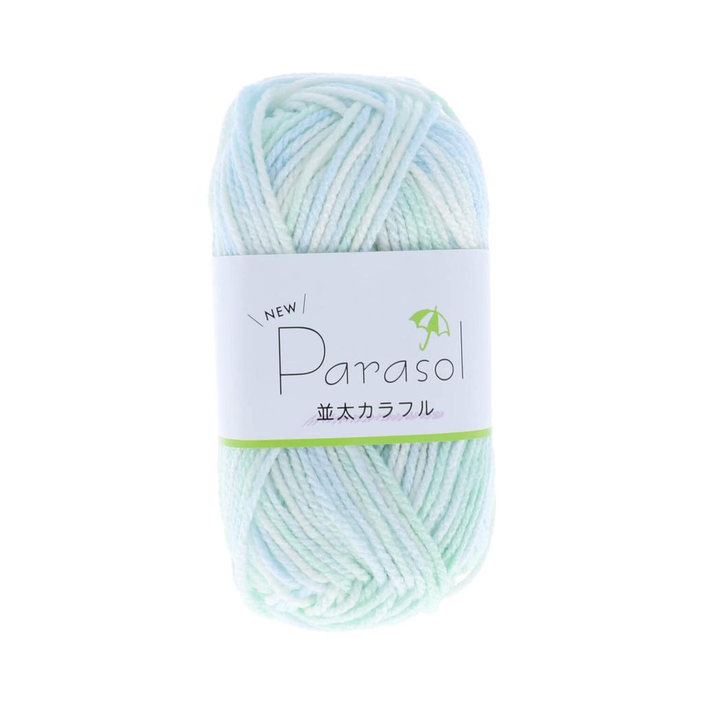 Yokota Parasol Medium 6 Yarn, Acrylic, Weight, Colorful, 6-Color Set, Balls, 6908-6