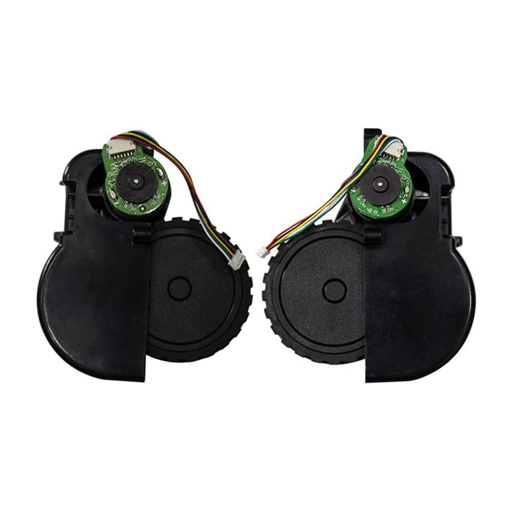 2 Pack Plastic Wheels Quiet Wheels Easy To Change Smooth Movement Wheels Plastic Texture for EXVAC660/X500Pro Models