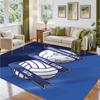 Birmingham City Design Crystal Velvet Rug Soft Decorative Mat for Bedroom Entrance