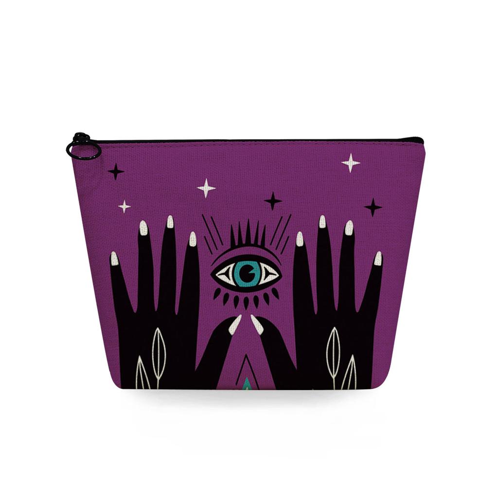 Women Featured Eyes Print Cosmetic Bag Toiletries Organize Travel Storage Case 6769