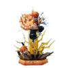 32cm Anime Demon Slayer Agatsuma Zenitsu Scultura a Doppia Testa Figure in PVC Statua Luminosa Collezionabile Decorazione per Stanza Modello Giocattolo Regalo