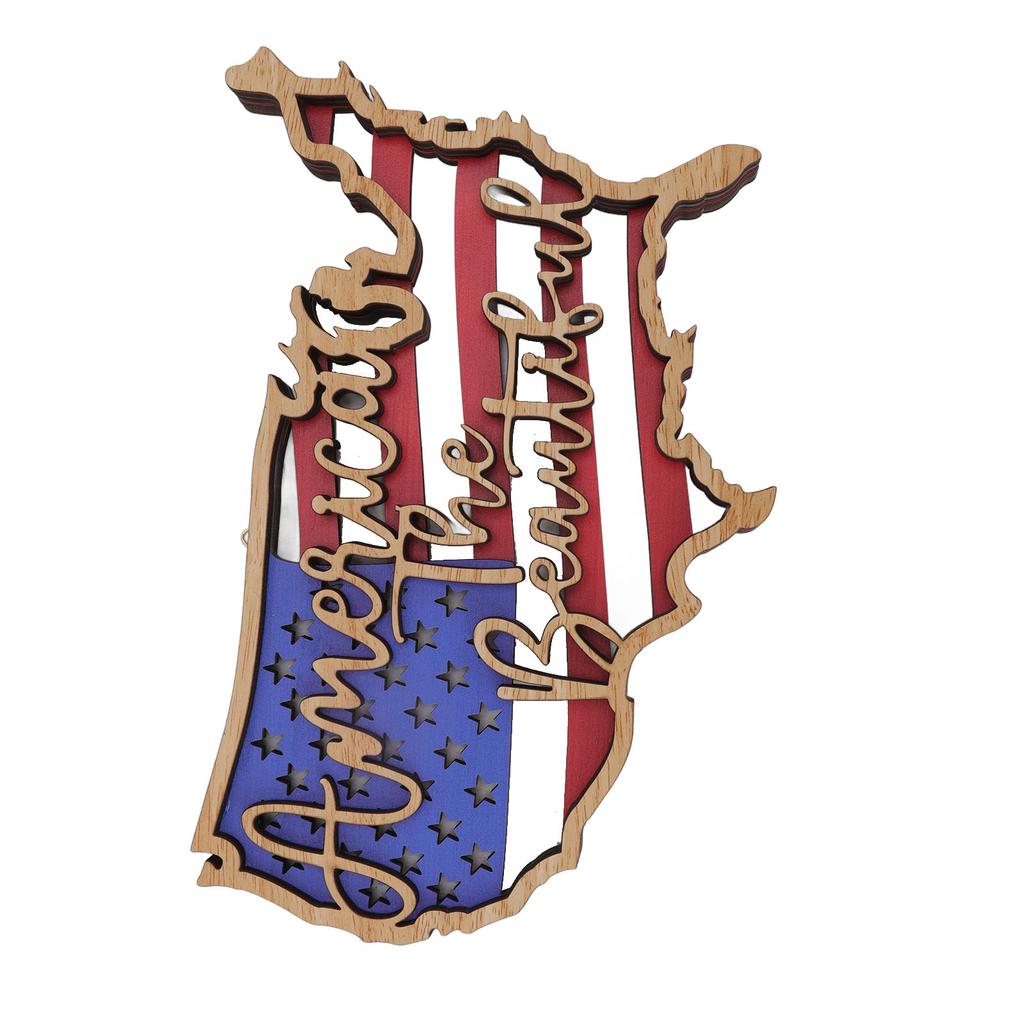 Amerikanischer Unabhängigkeitstag Dekoration Buchsbaum Feine Verarbeitung Amerikanische Flagge Ornament für Wohnzimmer