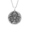 Retro Vintage Mayan Aztec Pendant Necklace Chain Unisex Men Women Fashion Gothic Amulet Talisman Jewelry Party Gift