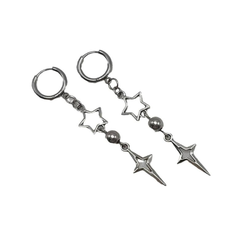 Легкие круглые серьги-подвески с бусинами, украшение, персонализированные готические серьги-подвески, аксессуары для любителей моды 1