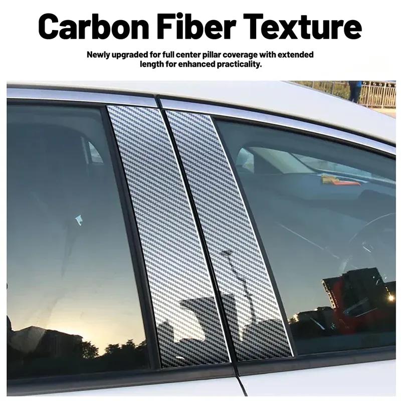 For Mazda CX-30 CX30 DM - Window Center Pillar Film Trim Cover B C Posts Sticker Column Car Accessories