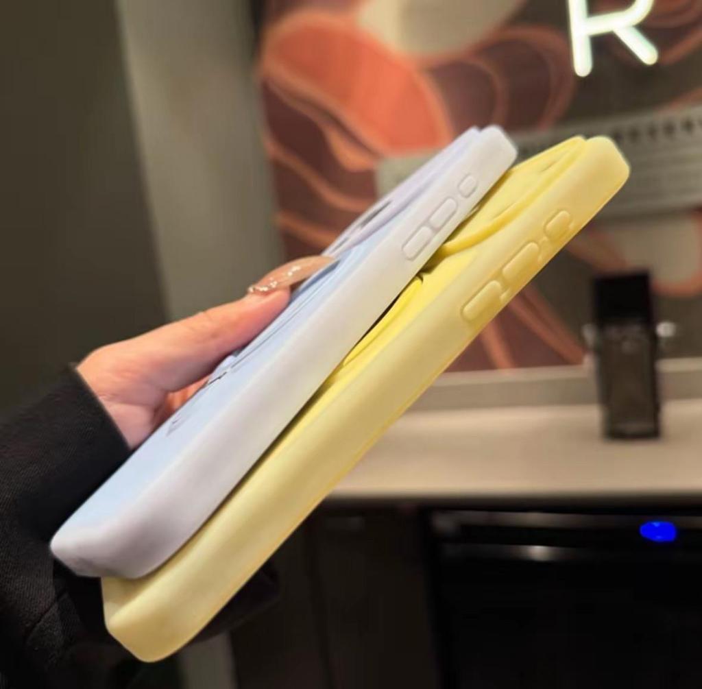 iPhone 17 Liquid Silicone Magnet Case with Stand for Apple 16 Pro Max/15 Pro