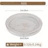Rustic Round Wooden Serving Tray - Perfect for Kitchen Countertops, Home Decor & Coffee Table Centerpieces