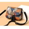 Color Block Geometric Mini Crossbody Bag Casual Lightweight Travel Shoulder Bag