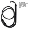 Faux Leather Black Whip Woven Cosplay Whip Realistic Lion Tamer Cowboy Whip