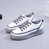 Koreanische Version der kleinen weißen Schuhe Damen Flut Frühjahr und Herbst neue atmungsaktive Student Trittbrett Schuhe dicken Sohlen Freizeitschuhe