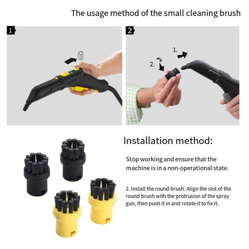ABIY Replacement Parts For Karcher SC Series Steam Cleaner- Tough Stain Removal Tool& Steam N Nozzle Accessories