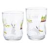 Strong Child Glass S&M Pair Set, Hide and Seek Rabbit, Adelia/Ishizuka Glass (6086/6087)