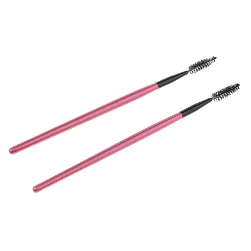 Buy 2PCS Reusable Nylon Mascara Wands Makeup Eyelash Extension Brush