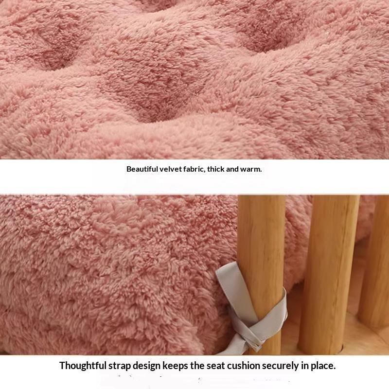 Winter Simple Plush Cushion Fart Cushion Office Sedentary Artifact Thickened Cushion Student Classroom Mat