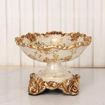 Footed Fruit Bowl Creative Practical High Fruits Tray Basket for Bread