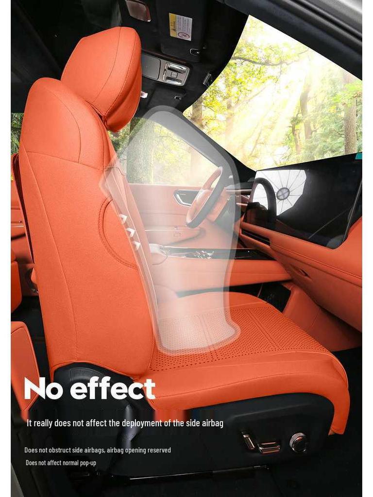 Lynk & Co 900 All-Season Breathable Suede Car Seat Cushion