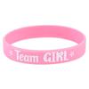 20pcs Flat Printed Team Bride Bracelet Silicone Team Boy Girl Wristband  Baby Shower Decoration
