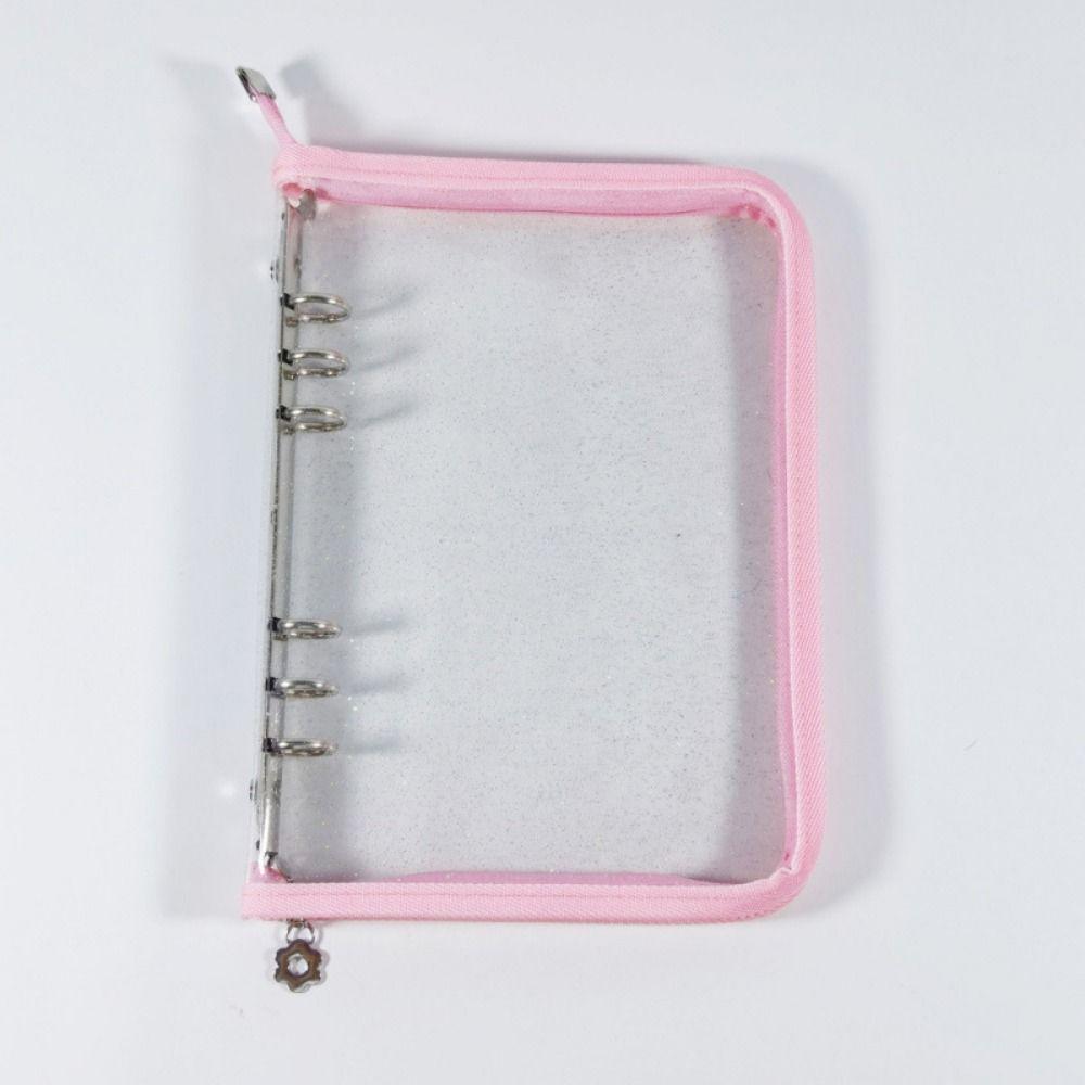 Glitter Transparent Photo Album Multi Pockets Sticker Keeper PVC DIY Photocard Organizer Bag  Kids