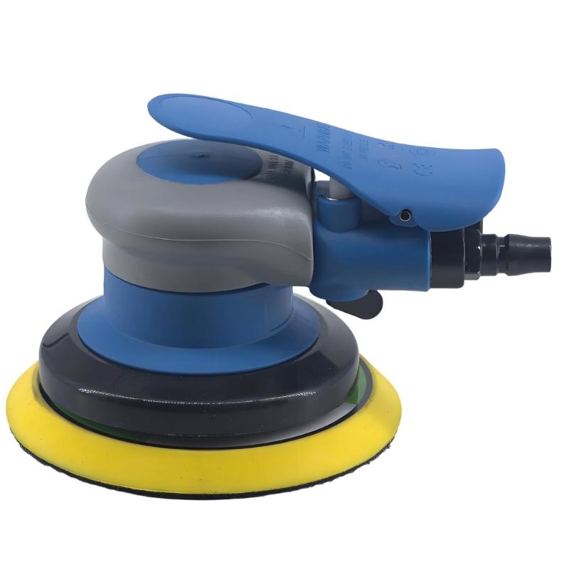 6inch Pneumatic Sander Pneumatic Tool for Precise Sanding Polishing Fast Speed Pneumatic Sander For Car Polishing 1 синий