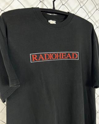 Radiohead World Tour 2000s Vintage Logo Black Unisex Shirt Reprint WA2492 Unisex T-Shirt