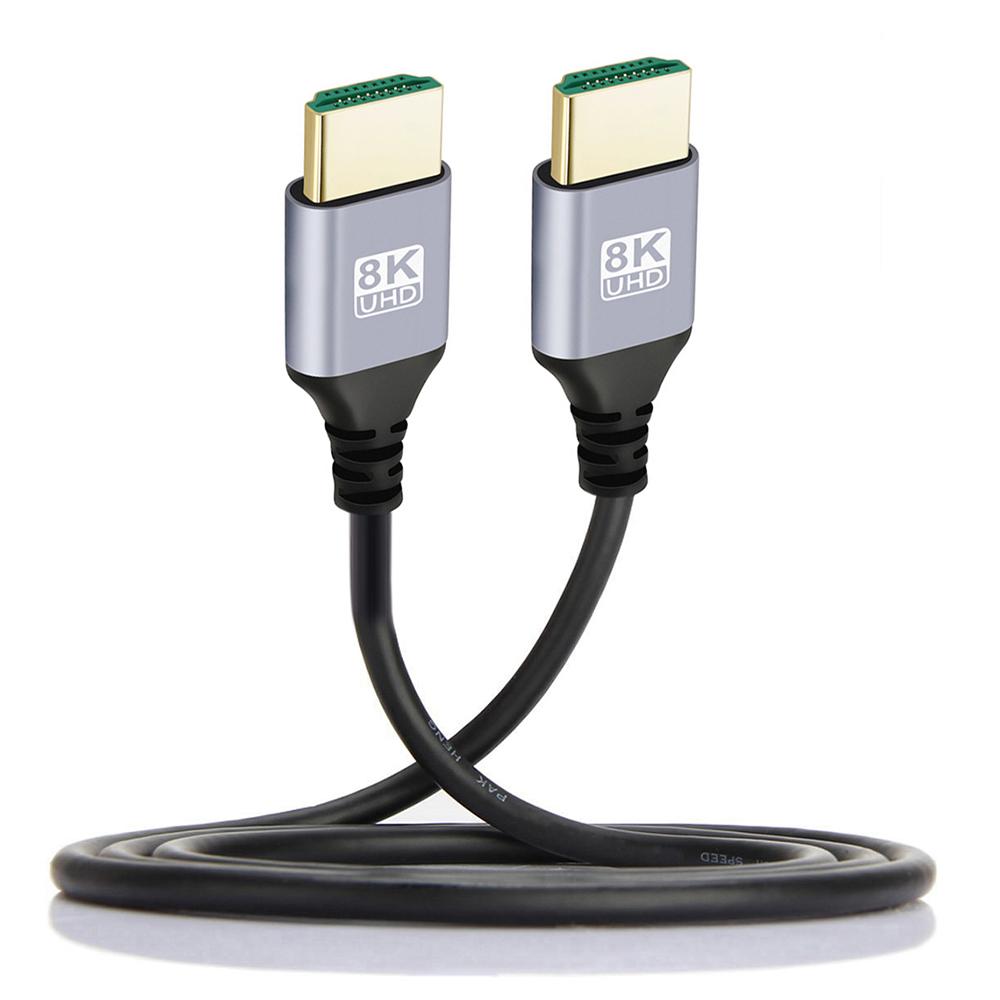 

HD-028-5.0M 5м Наддовгий кабель HDMI 2.1 «тато-тато» Тонкий шнур Високошвидкісний 8K 4K HDTV HD Відеолінія (OD=4.0MM) As Shown A