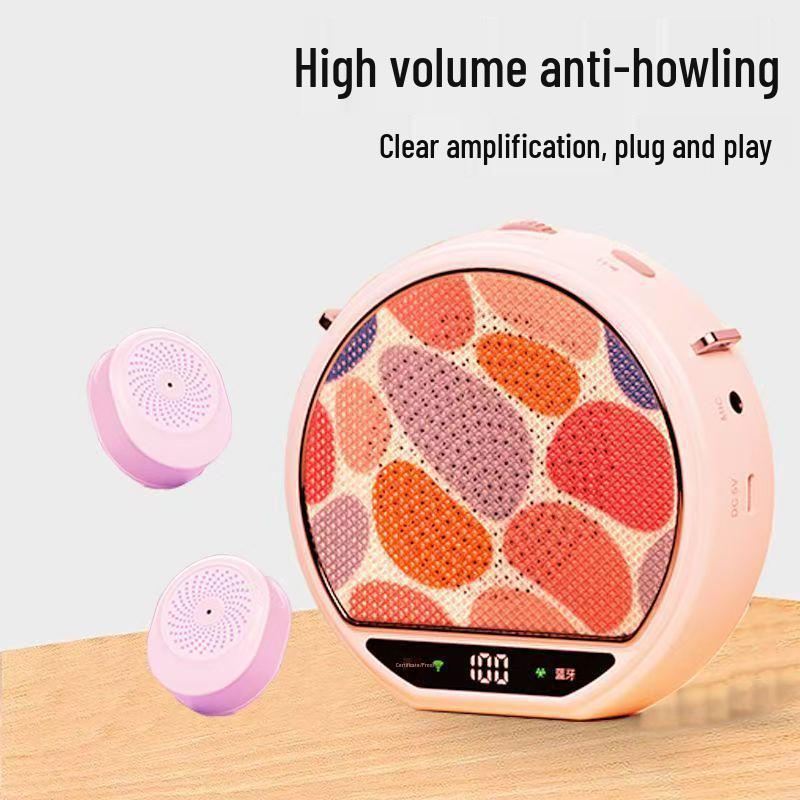Compact Wireless Magnetic Lapel Clip Microphone & Megaphone for Teachers