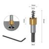 5pcs HSS Drill Bit High Speed Steel Carbide Tip Hole Saw Tooth Cutter Metal Drilling Woodwork Cutting Carpentry Crowns