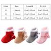 Slip On Anti Skid Bottom Down Shoes Flat Snow Boots Newborn Toddler Plush Fur Winter Warm Boots
